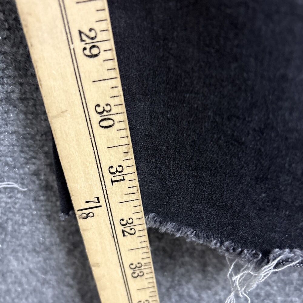American Eagle Curvy Super High Rise Flare Jeans Womens Size 20 Black Raw Hem - Picture 8 of 11